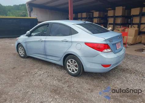 2013 Hyundai Accent Gls z USA, uszkodzony, nr VIN KMHCT4AEXDU449105